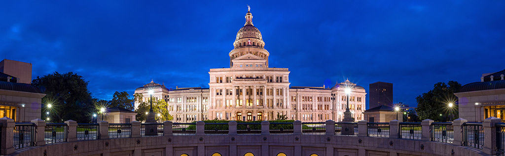 Texas State Capitol Building in Austin TX - Texas has new unclaimed property reporting procedures.